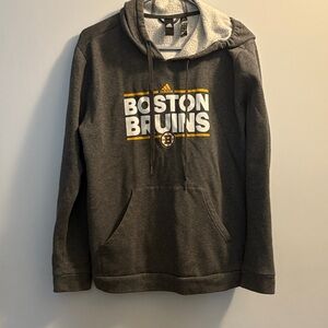 Adidas Charcoal Boston Bruins Hoodie